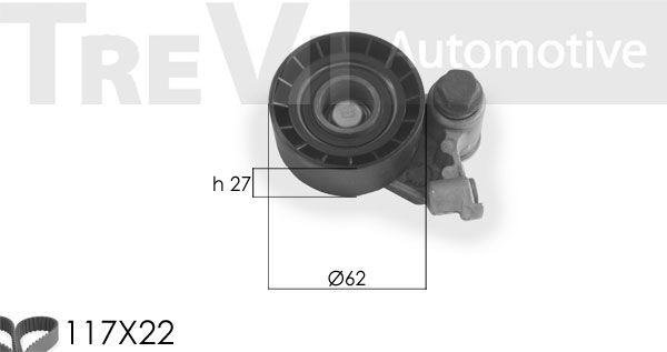 TREVI AUTOMOTIVE Hammashihnasarja KD1318